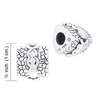 Triangle Braid Silver Bead TBD048 - Jewelry